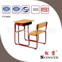 Detachable Single Student Desk&amp;Chair