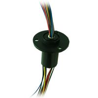 Slip Ring with Flange - 22mm Diameter, 12 Wires, Max 240V @ 2A