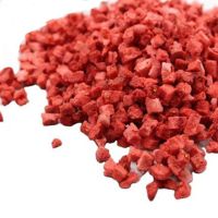Convenient and 100% nature Snacks High quality Direct factory wholesale freeze dried strawberry diced From South Africa