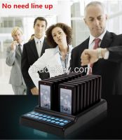 18 Boards Digital Restaurant Coaster Pagers / Guest Table Wireless Waiting Paging System