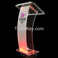 Guihe high quality acrylic podium, 2015 new organic glass lectern