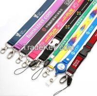 ID Card Holders Lanyards with Customized Heat Transfer Print Logo