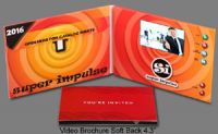 Full Color Printed Video Brochures with 4.3&quot; LCD Screen and Headphone Port