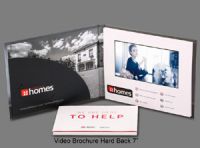 7" Full Color Printed Video Brochures Video Marketing Card Video Advertising Card