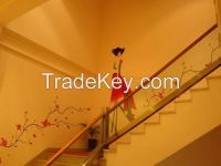 Handrail brackets, made of exquisite aluminum materials with rugged frame/easy-installation effect 