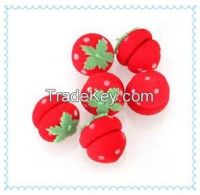 Hot! Hot! Strawberry Sponges Hair Roller Types Prices
