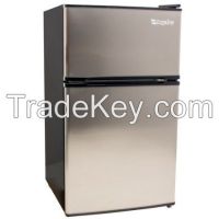 EdgeStar 3.1 Cu. Ft. Energy Star Compact Fridge/Freezer - Stainless Steel