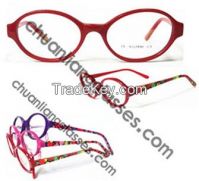 Simple and Lovely Optical Eyewear 100% Pure Acetate Kid's Eyeglasses