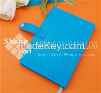 Wholesale A5 blue PU discolored wholesale leather journal