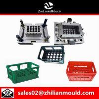 Taizhou plastic crate injection mould/plastic crate mold