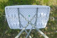 Balcony or garden leisure Plastic Folding table