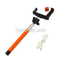 bluetooth monopod selfie stick for smart phone