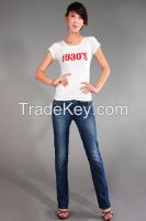 w004 Lady knit jeans,good stretch tight women jeans,wholesale women jeans