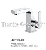 single lever monobloc basin mixer