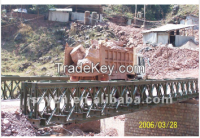 compact 200# steel bailey bridge/portable steel bridge