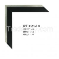 L shape wooden painting frame