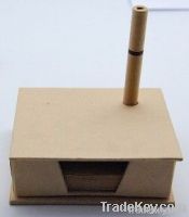 ECO note holder with pen