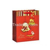 New design free sample Christmas gift paper bag