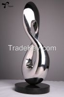 "Eight" shape sculpture for home decoration