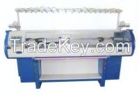 Two types of systems' automatic computerized  flat knitting machine