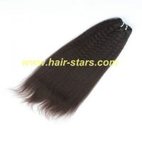 Kinky straight Brazilian virgin hair weft