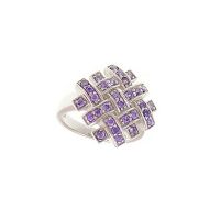 Silver Ring With Zircon