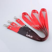 Safety Eco-friendly custom heat transfer promotional neck lanyard