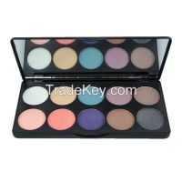 Wholesale! ! 10 Color Makeup Shimmer Eyeshadow Palette