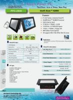 8" Industrial Touch screen Computer Panel PC/ Fanless From Taiwan