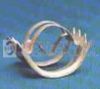 Rectangle saddle ring --Metallic random heaping packing