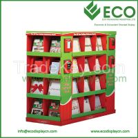 4C printing cardboard pallet design display for market advertising