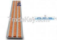 Anodized aluminum profile custom durable carborundum filler non-slip stair treads From China