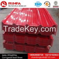 Color Coated Corrugated Sheet