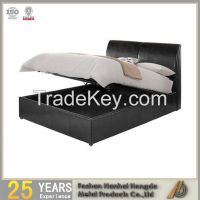 modern italian leather bed