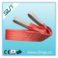 Polyester flat webbing sling eye type