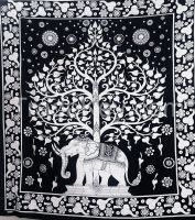 Indian Tree Of Life Tapestry