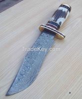 Damascus Bowie knife