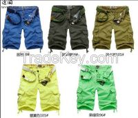 Men's Cargo Fashion Cotton Washed Pocket Casual Shorts From China