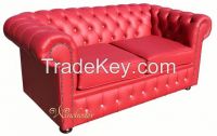 Chesterfield CRYSTALLIZED Red Diamond Leather Sofa Offer