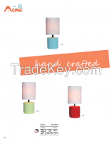 painting-ceramic table lamp