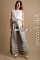 linen skirts made in Italy