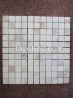 Calacatta Gold Mini Brick Mosaic Tile