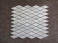 creama marfill rhombus marble mosaic for wall/floor