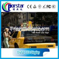 P4 Outdoor led Taxi top advertising display